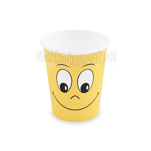 Papírový kelímek "Smiling Face" M 280 ml