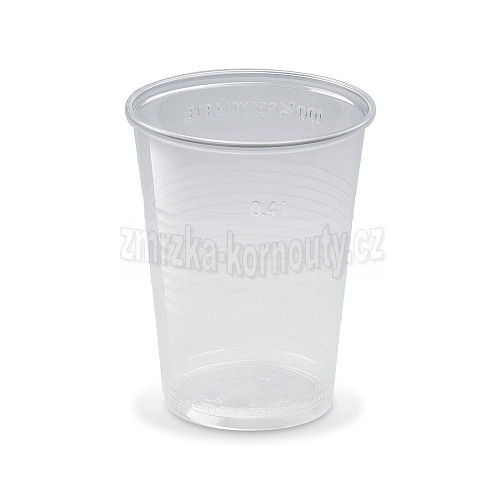 Kelímek průhledný 0,4 l (PP)