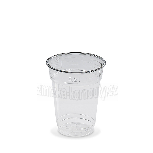 Kelímek čirý 0,2 l (PET)