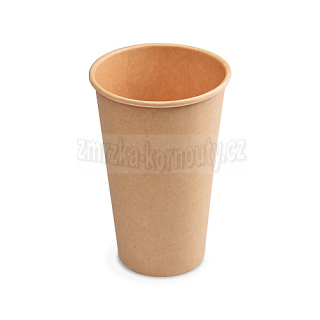 Papírový kelímek, kraft XL 510 ml